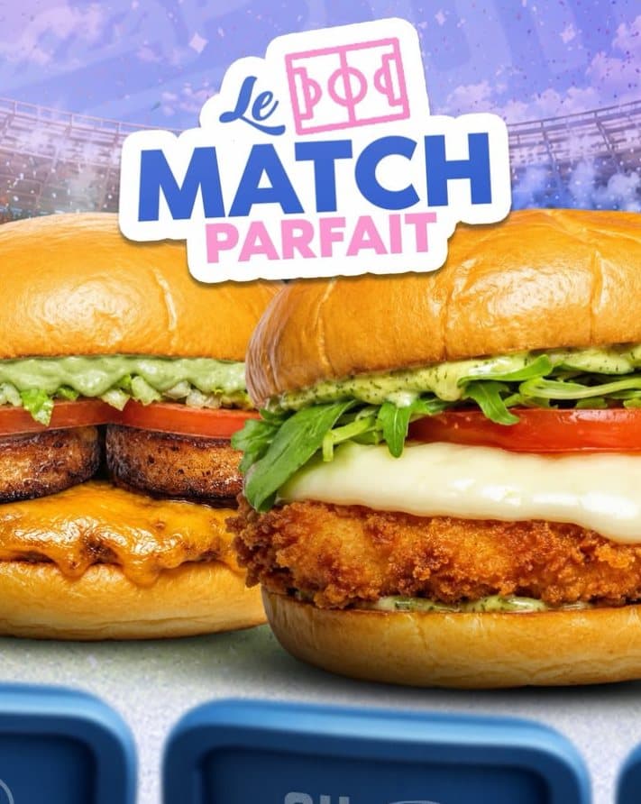 Le Match Parfait — les deux burgers de l'édition Coupe du monde